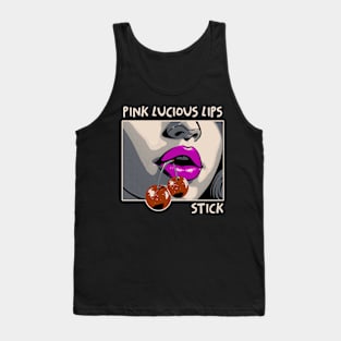 PINK LUCIOUS LIPS - STICK. Tank Top